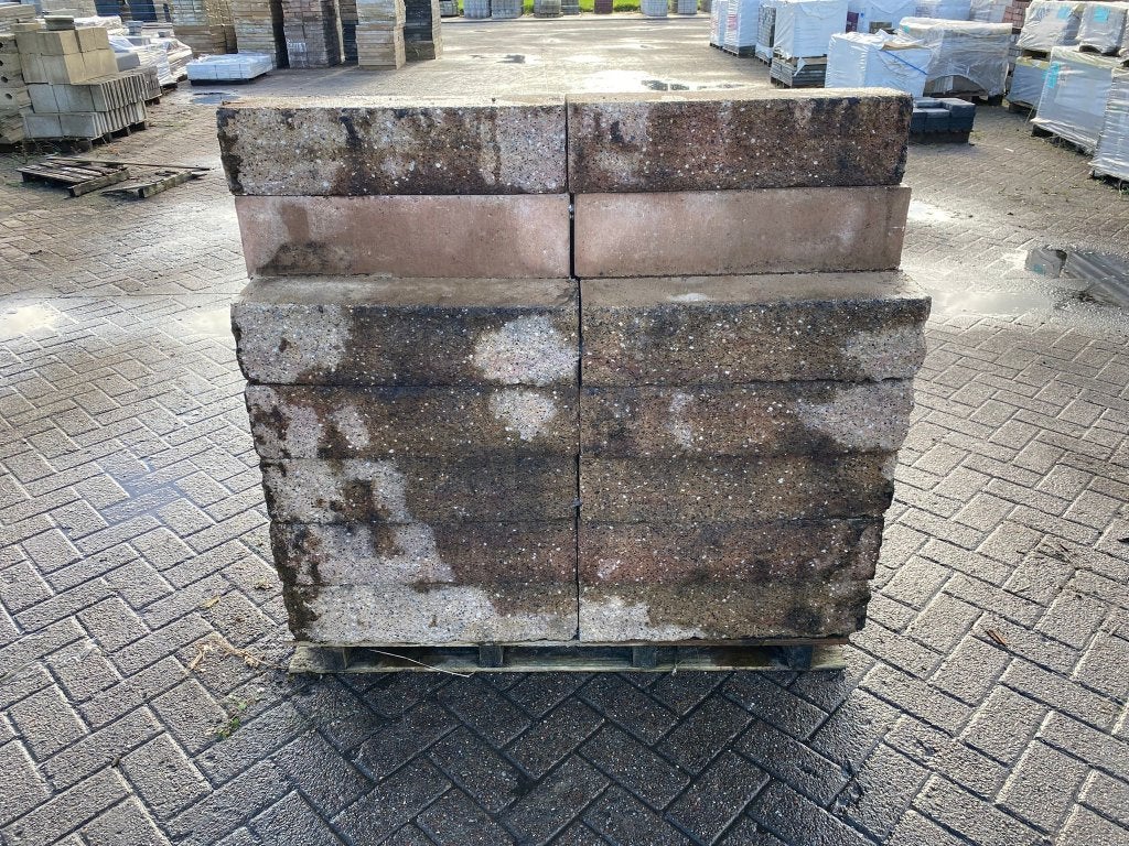024. Splitrock Rood 60x15x15 cm 48x Stukprijs: €3,75!, Ophalen, Blok, Nieuw, Minder dan 25 cm