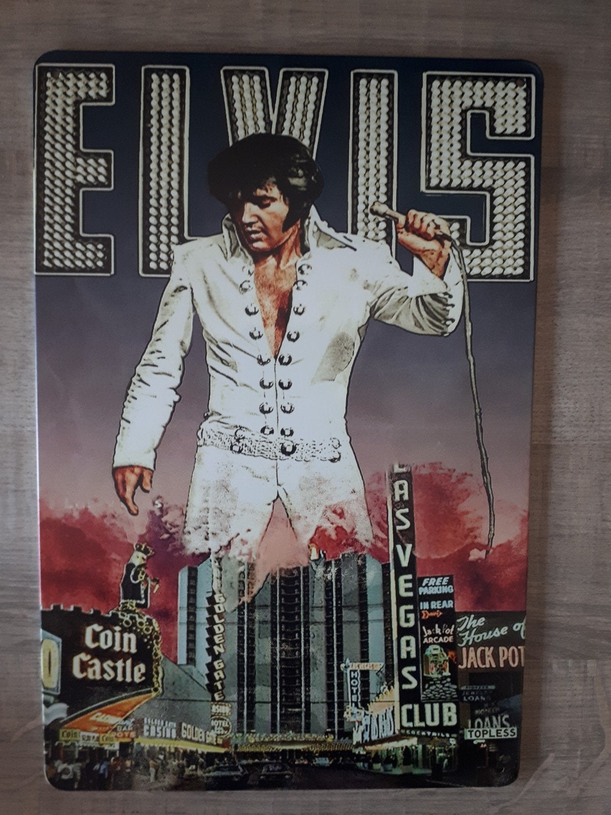 Elvis Presley 20x30 cm Metalen Reclamebord, Verzenden, Nieuw, Poster, Artwork of Schilderij