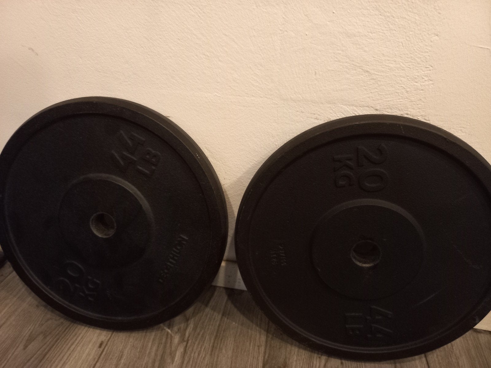 2x 20kg plates, Ophalen