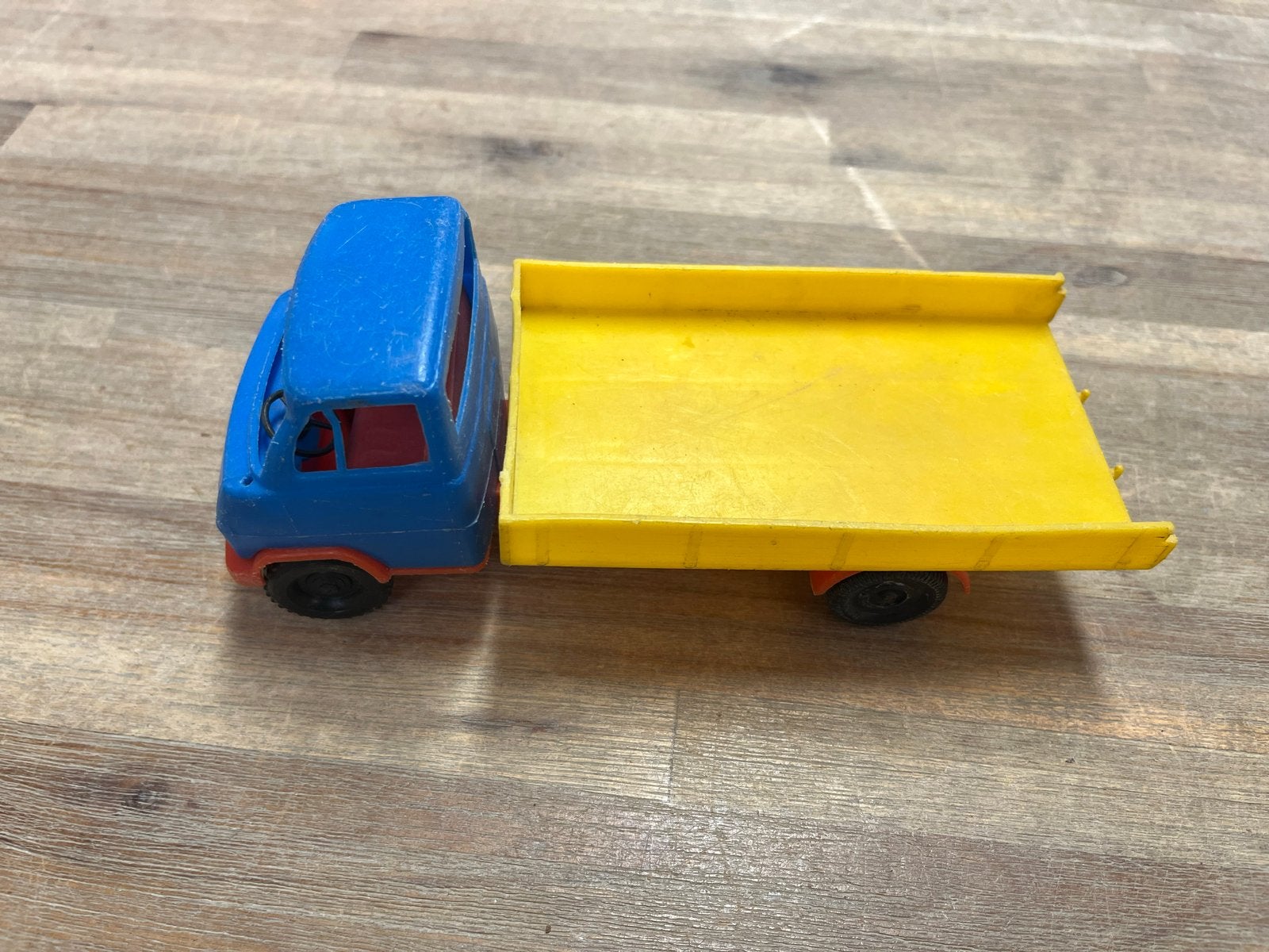 Vintage Speelgoed Vrachtwagen - Blauw/Geel, Xx, Ophalen of Verzenden, Xx, Gebruikt