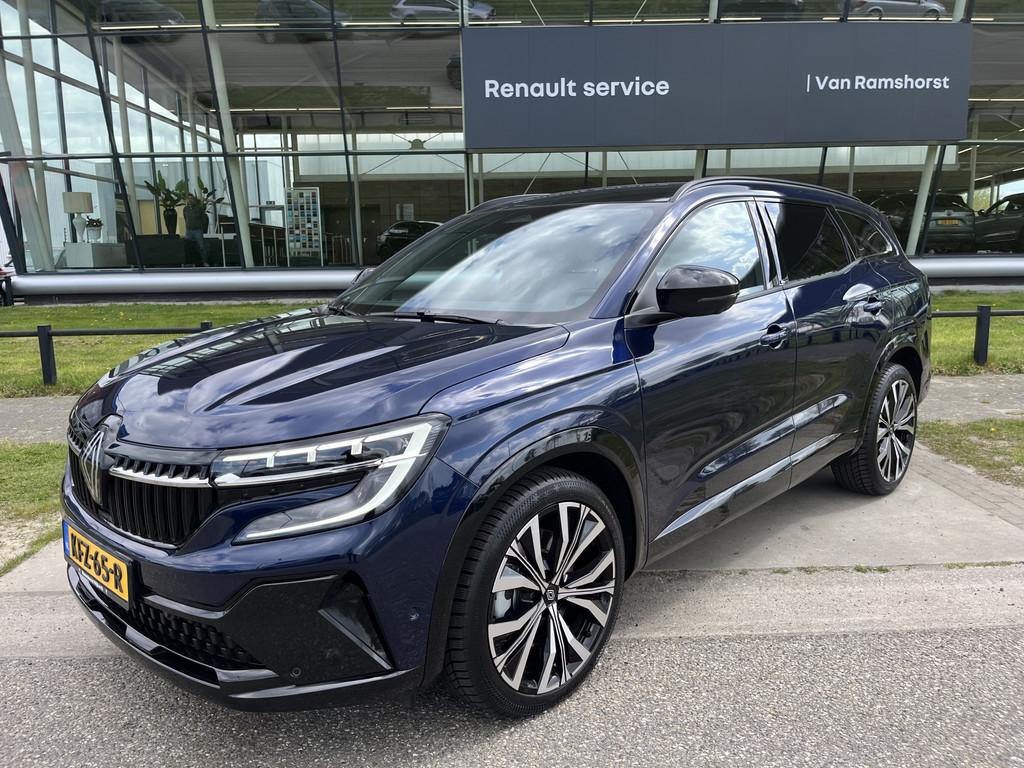 Renault Espace E-Tech full hybrid 200PK iconic / Panorama/ 3, Auto's, 12 maanden, Gebruikt, 1199 cc, Blauw