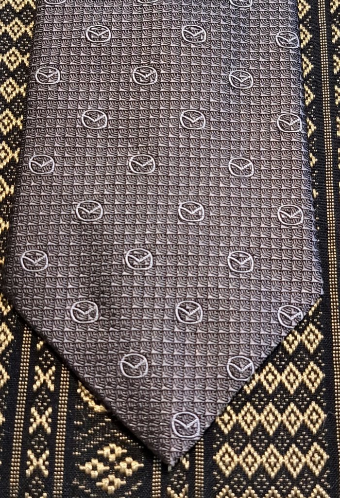Mazda Auto stropdas grijs doorlopende logo's, Ophalen of Verzenden, Nieuw, Gebruiksvoorwerp