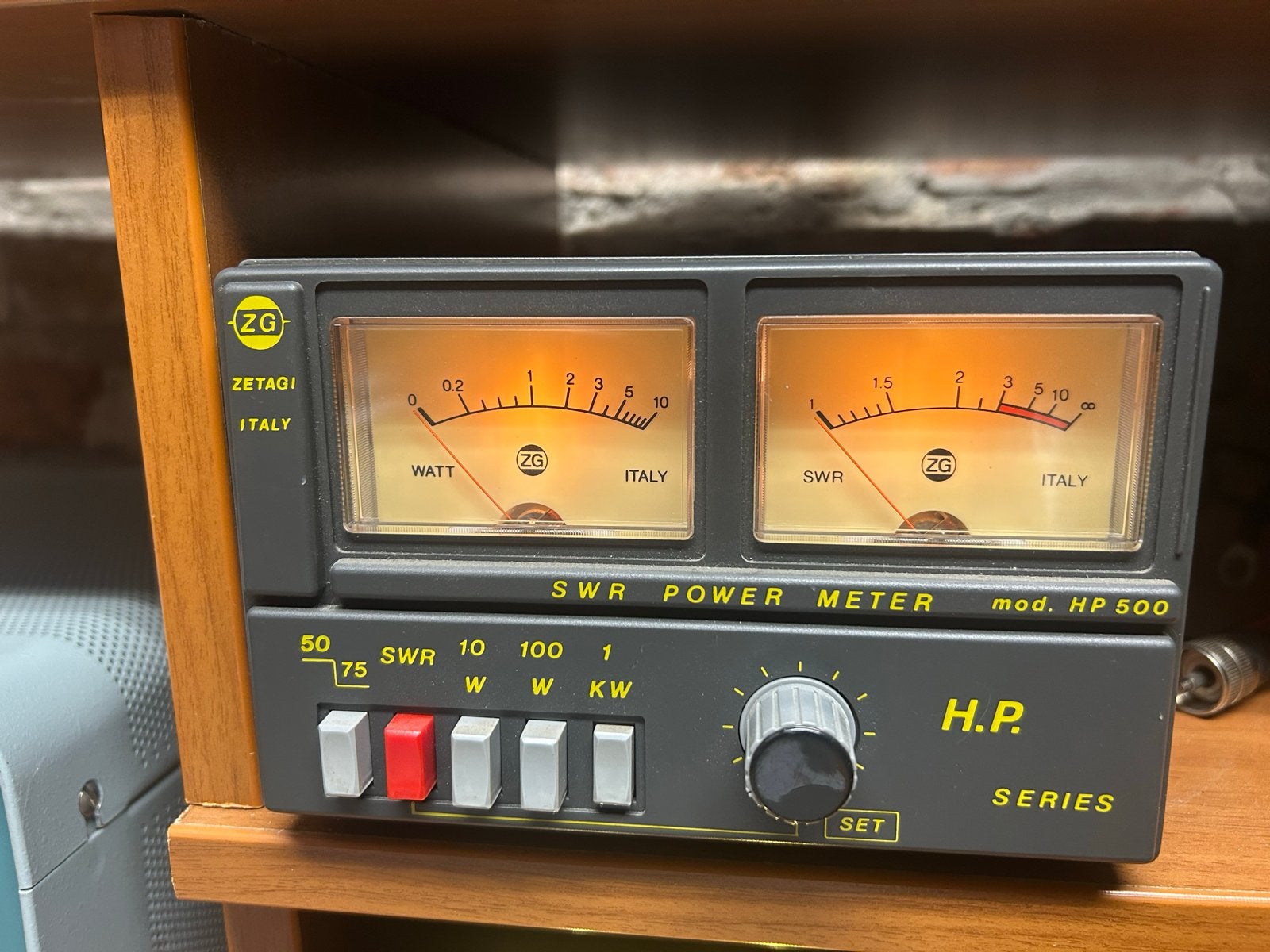 Zetagi HP 500 SWR Power Meter - Zo goed als nieuw, Telecommunicatie, Verzenden, Zo goed als nieuw, Zender en Ontvanger