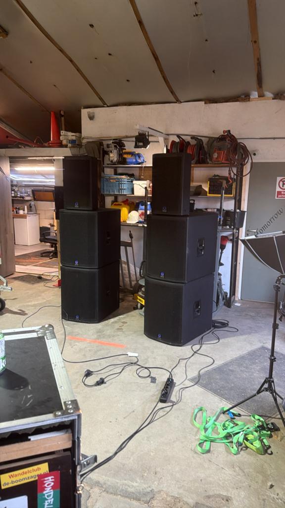 Turbosound Siena PA Systeem - Compleet en Krachtig, Ophalen of Verzenden, Gebruikt, 1000 watt of meer, P.A.