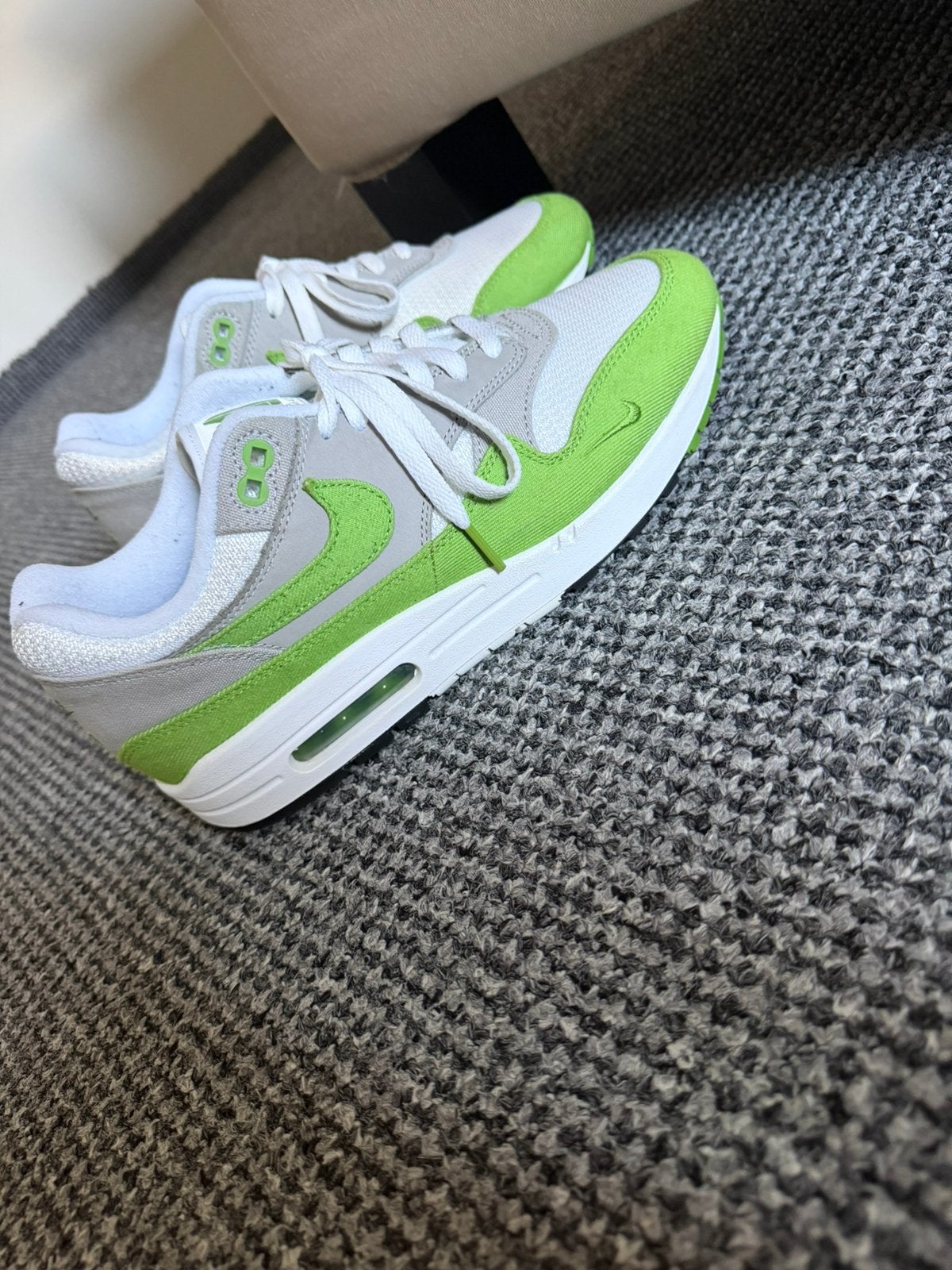 Nike air max 1 Patta Chlorophyll 42 US 8.5, Ophalen of Verzenden, Zo goed als nieuw, Overige kleuren