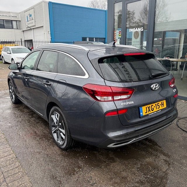 Hyundai I30 Wagon 1.0 T-GDi MHEV VOL OPTIES INCL JAAR BOVAG, Gebruikt, Leder, Stationwagon, Hybride Elektrisch/Benzine
