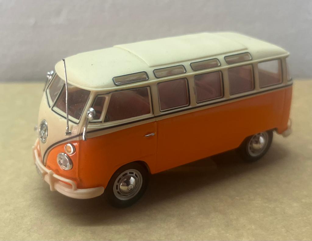 1:43 Hongwell, Volkswagen T1 Samba 1960, Ophalen of Verzenden, Zo goed als nieuw, Auto, Overige merken