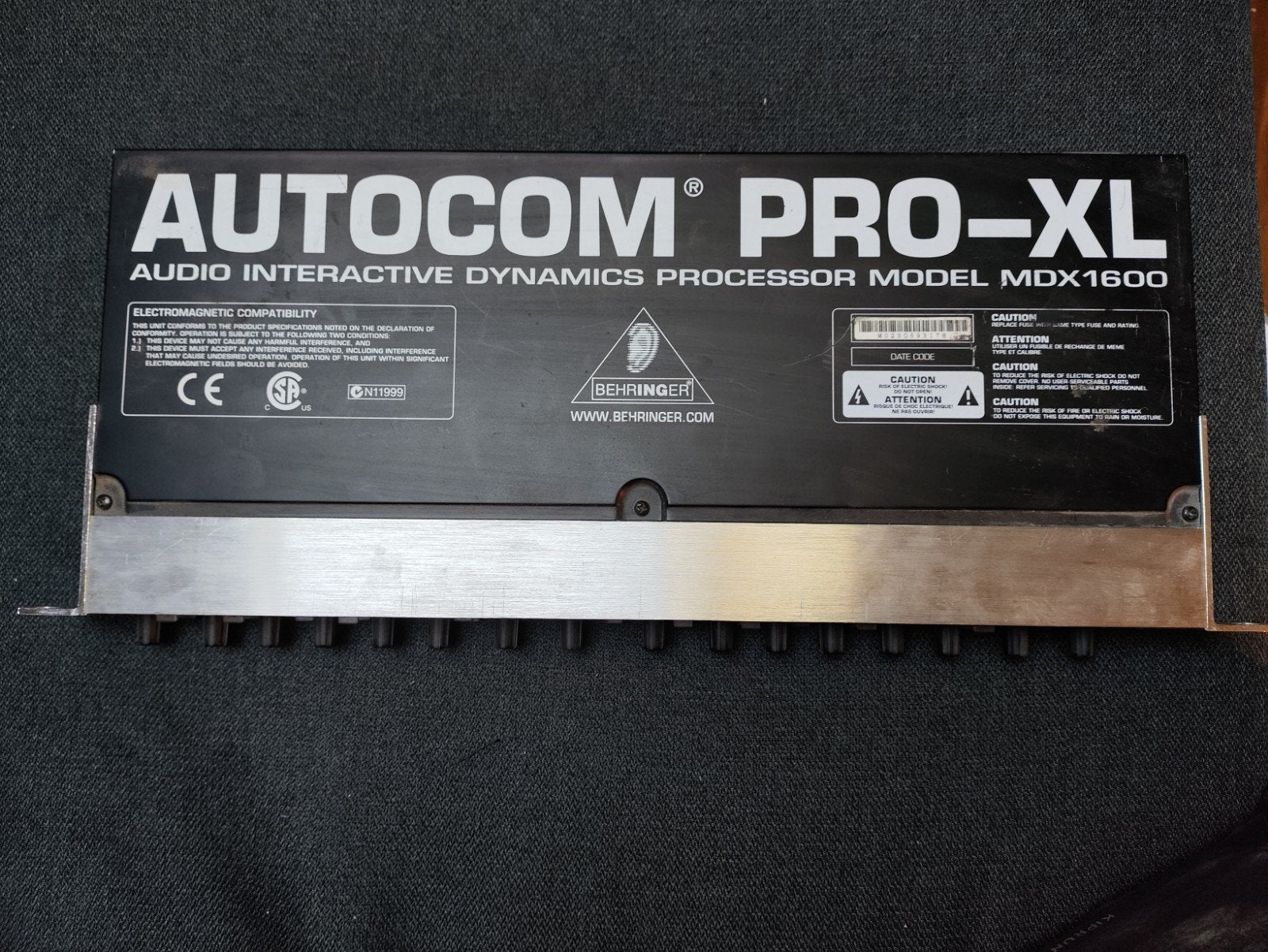 Behringer Autocom Pro-XL MDX1600 compressor / limiter, Ophalen of Verzenden, Gebruikt