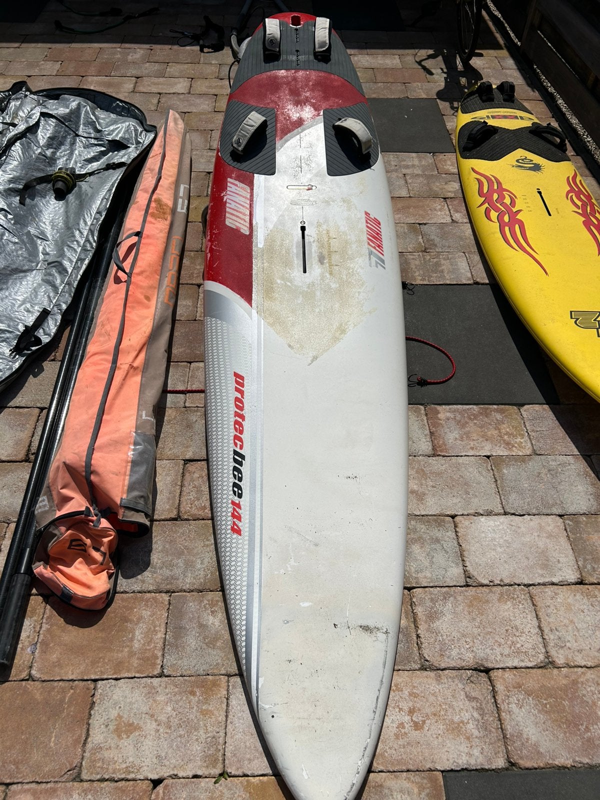 Planken zeilen gieken en oveige windsurf spullen, Ophalen, Zo goed als nieuw, Giek