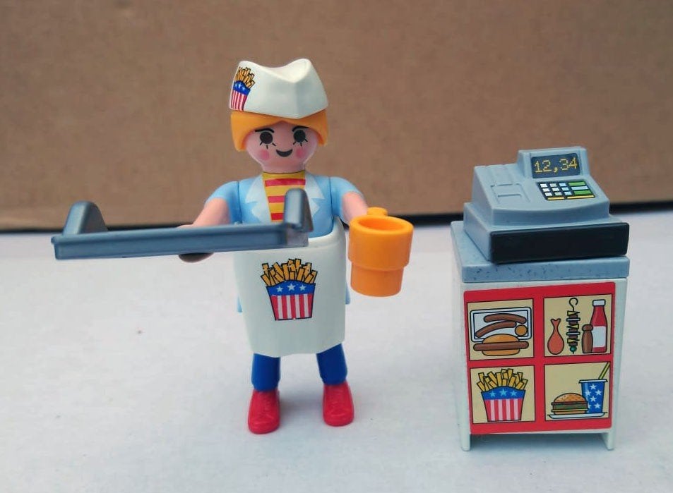 Playmobil SpecialPlus 5292 - Serveerster met kassa (, Kinderen en Baby's, Speelgoed | Playmobil, Ophalen of Verzenden, Zo goed als nieuw