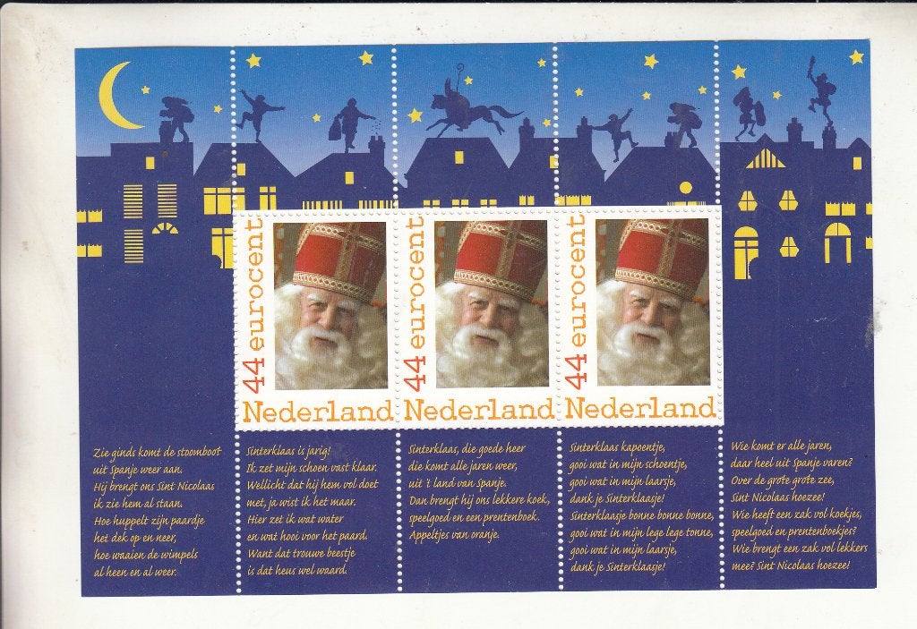 Persoonlijke 2009 nr 2562-D-4, Sinterklaas, Ophalen of Verzenden, Na 1940, Postfris