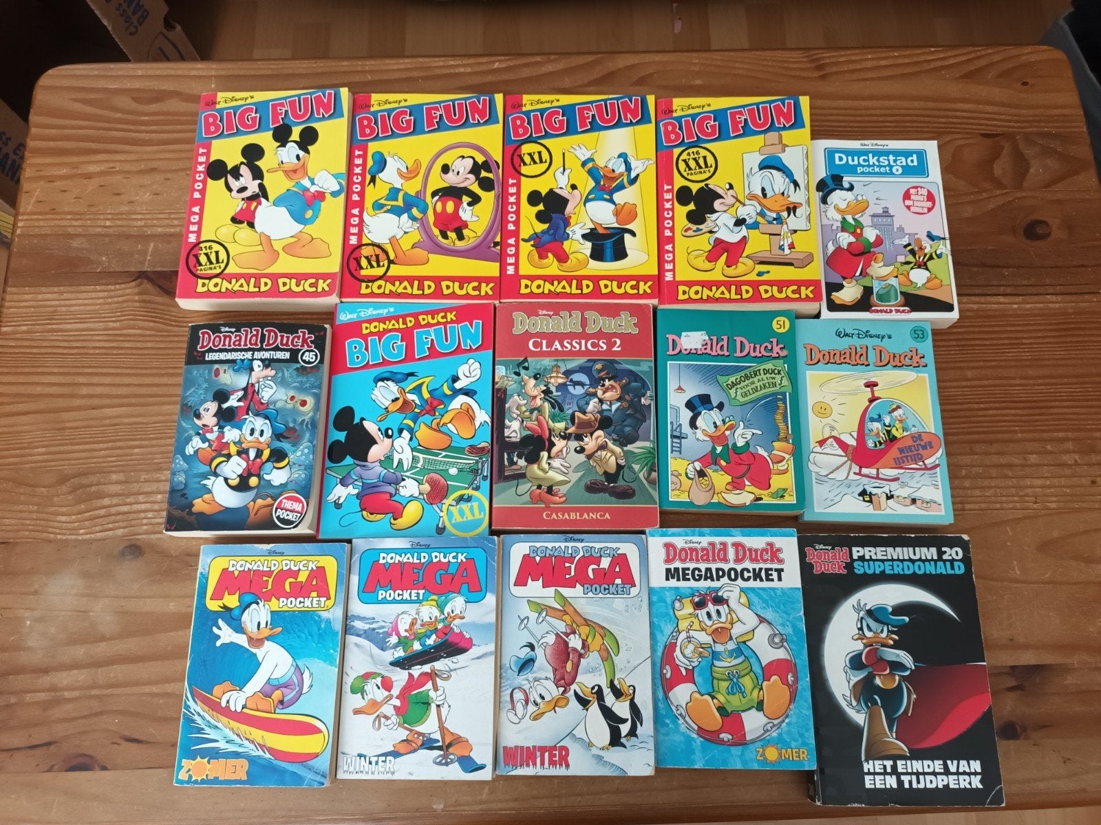 Partij Donald duck pokers, Diversen, Rommelmarktspullen, Ophalen of Verzenden