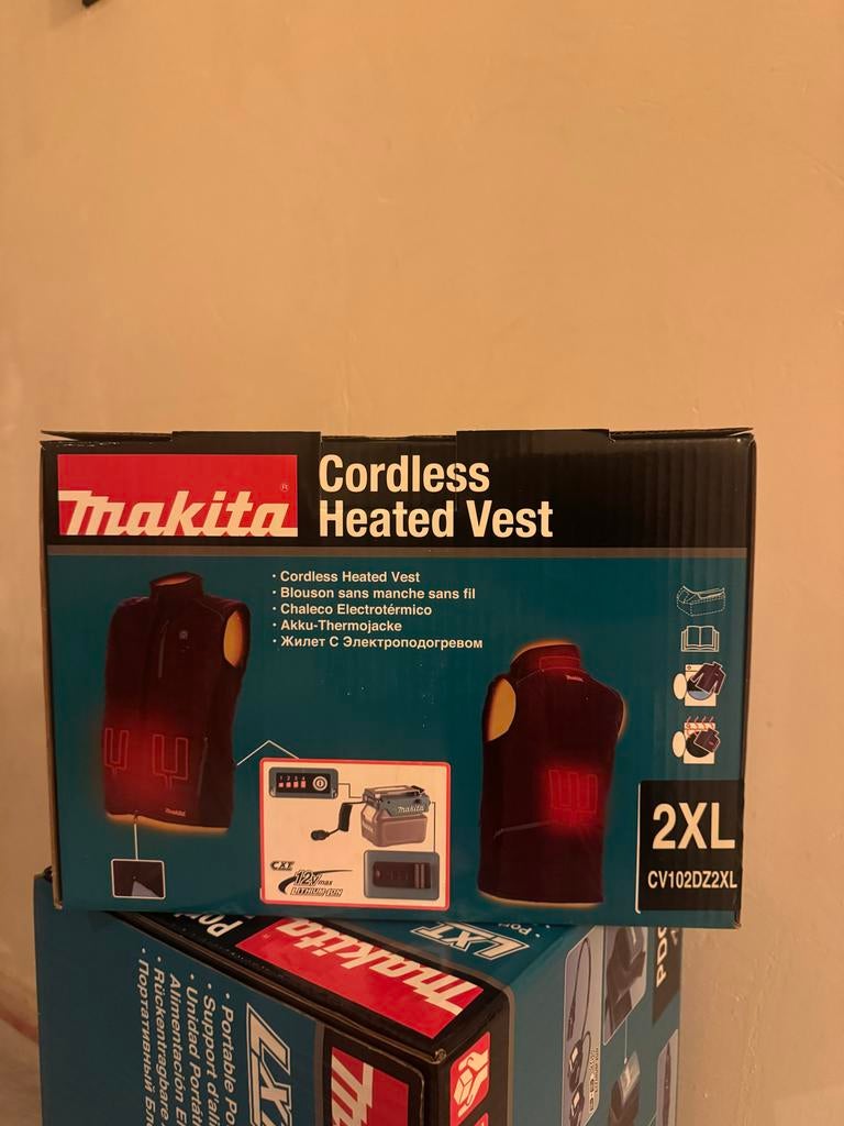 Makita verwarmde bodywarmer 2XL, Ophalen of Verzenden, Nieuw, Overige maten, Overige kleuren