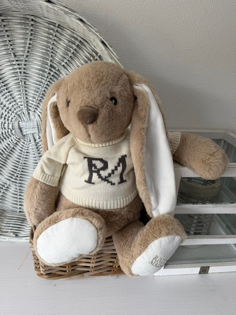 NIEUW > Leuke Rivièra Maison Konijn / 50 cm, Kinderen en Baby's, Overige merken, Verzenden, Middelgroot (20 tot 80 cm), Beige