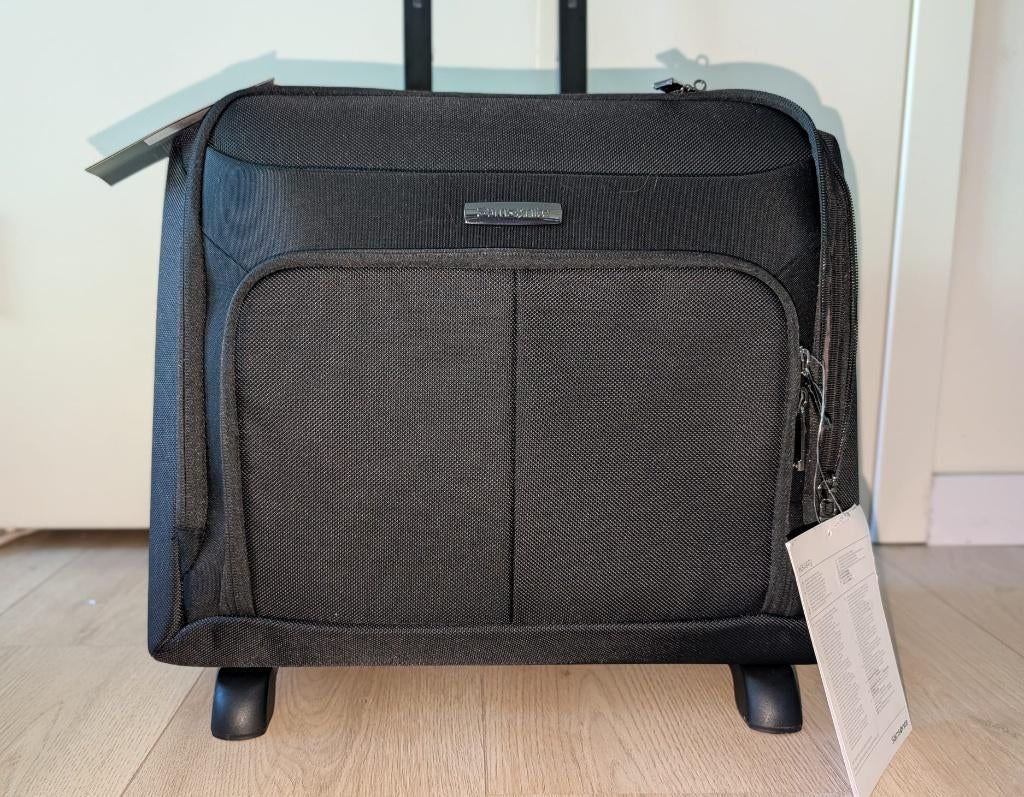 Samsonite -  business trolley laptoptas - zwart, Ophalen of Verzenden, 16 inch, Nieuw, Trolleytas