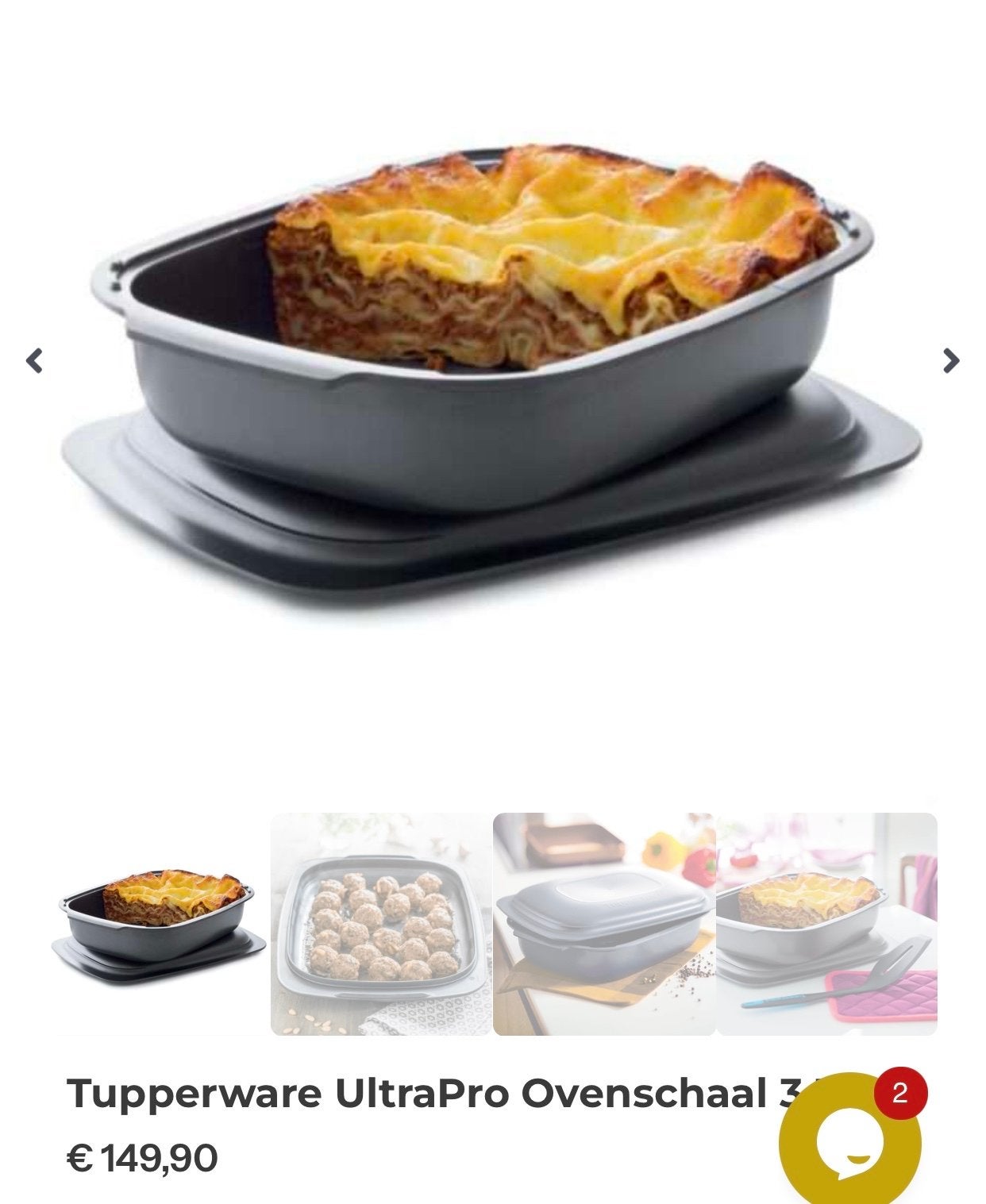 Tupperware UltraPro Ovenschalen in diverse maten, Overige kleuren, Schaal, Nieuw, Ophalen of Verzenden