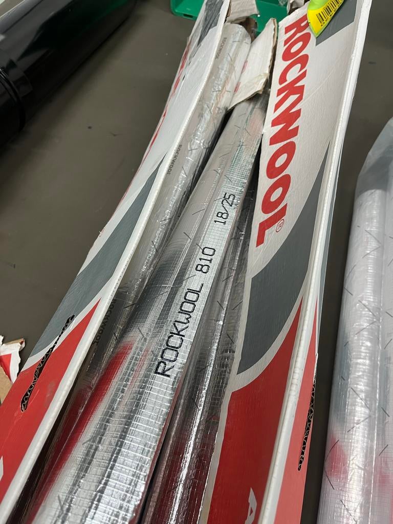 Rockwool 810 Steenwol Isolatiebuizen 18/25, Nieuw, Steenwol, Minder dan 5 m², Muurisolatie