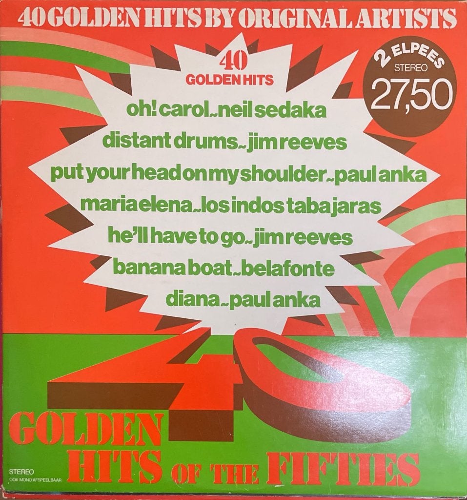 40 Golden Hits Of The Fifties - Various (geweldig Album), Ophalen of Verzenden, Zo goed als nieuw, Pop, 12 inch