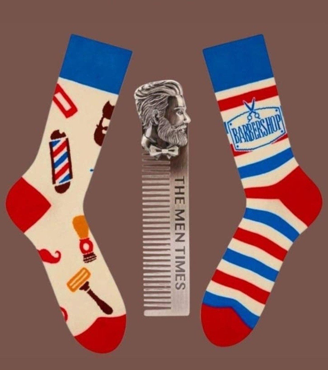 BARBIER SOKKEN + BARBER KAM, Ophalen of Verzenden, Nieuw