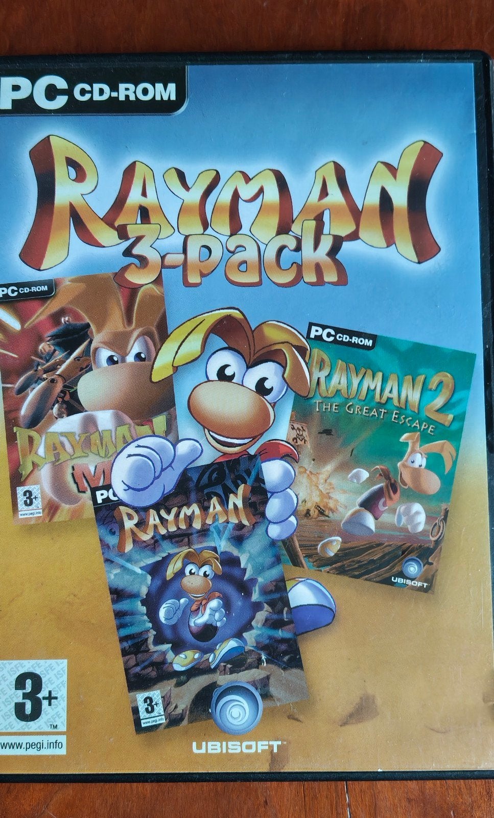Rayman 3-pack PC (Rayman 1, 2, M), Spelcomputers en Games, Avontuur en Actie, Gebruikt, 1 speler, Eén computer
