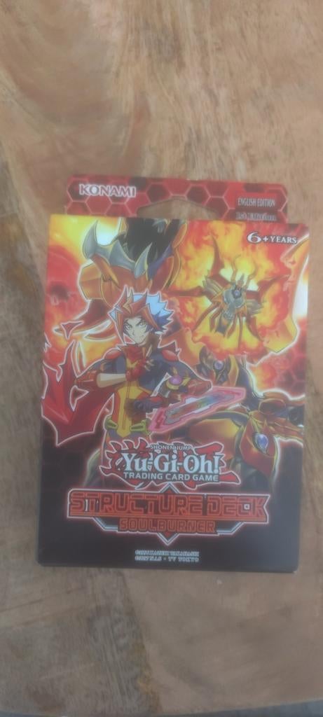 Yu-Gi-Oh! Structure Deck Soulburner (Engelse Editie), Hobby en Vrije tijd, Verzamelkaartspellen | Yu-gi-Oh!, Ophalen of Verzenden