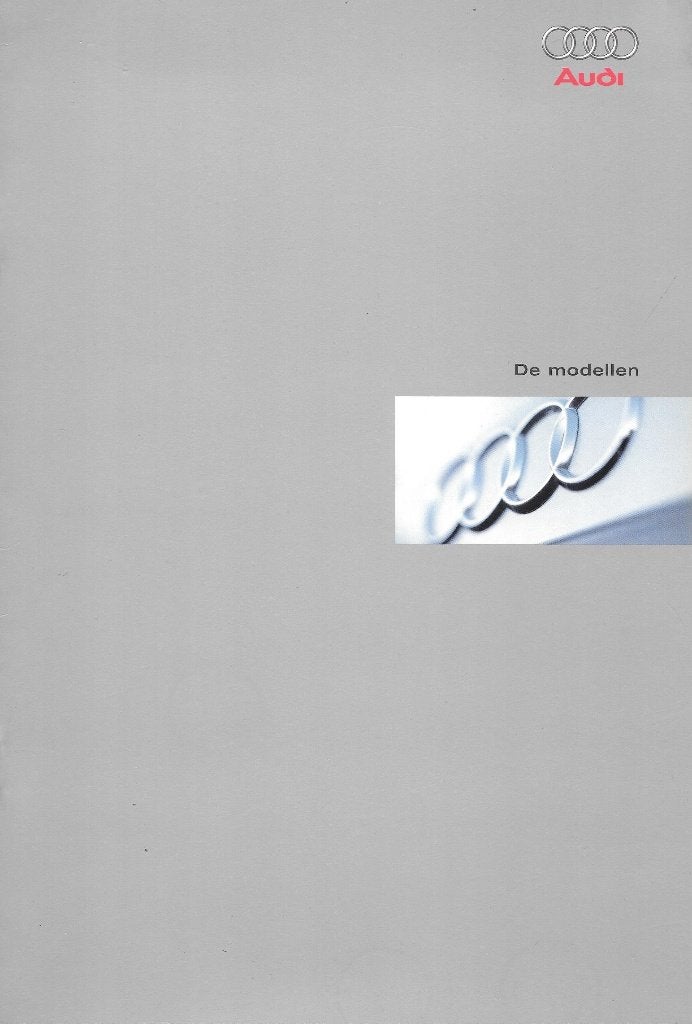 AUDI gammabrochures 2002 & 2006, Ophalen of Verzenden, Zo goed als nieuw, Audi