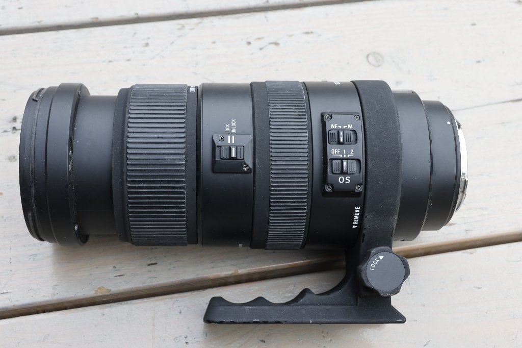 Sigma 120-400mm f/4.5-5.6 apo dg os hsm voor Canon EF, 400 mm, Gebruikt, Sigma, Canon EF