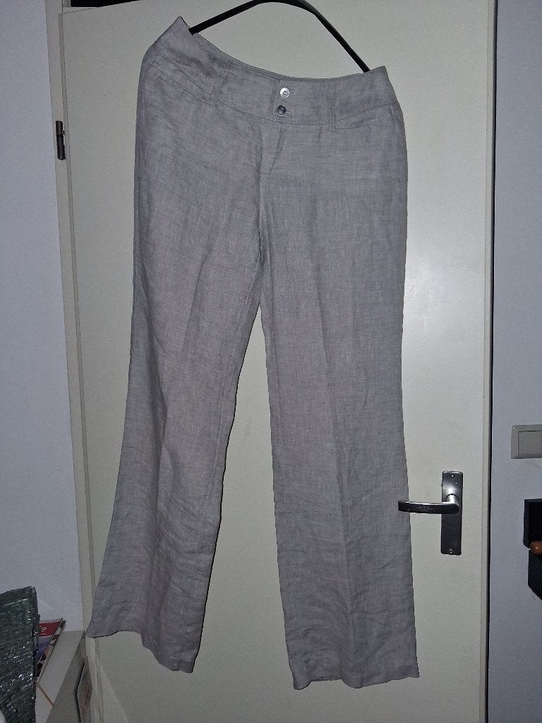MAC Jeans Nelly linnen broek maat 40/34, Maat 38/40 (M), MAC Jeans, Ophalen of Verzenden, Zo goed als nieuw