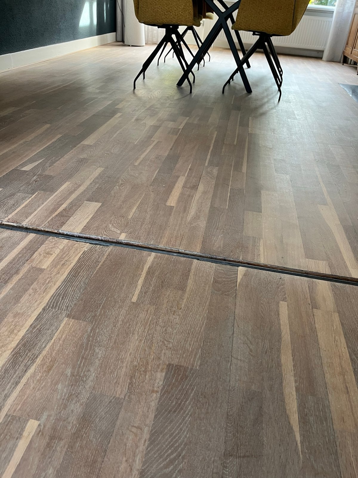 Eikenhouten parketvloer - ca. 28m2, Gebruikt, 10 m² of meer, Hout, Ophalen