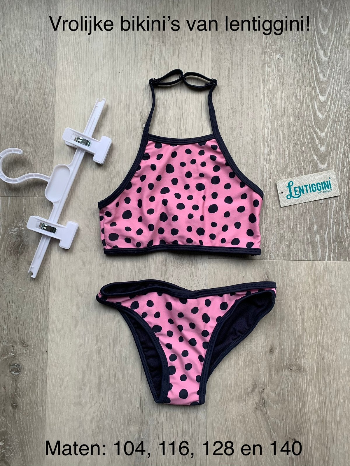 Nieuw lentiggini bikini mt 116 Pink navy, Ophalen of Verzenden, Nieuw, Meisje, Bikiniset