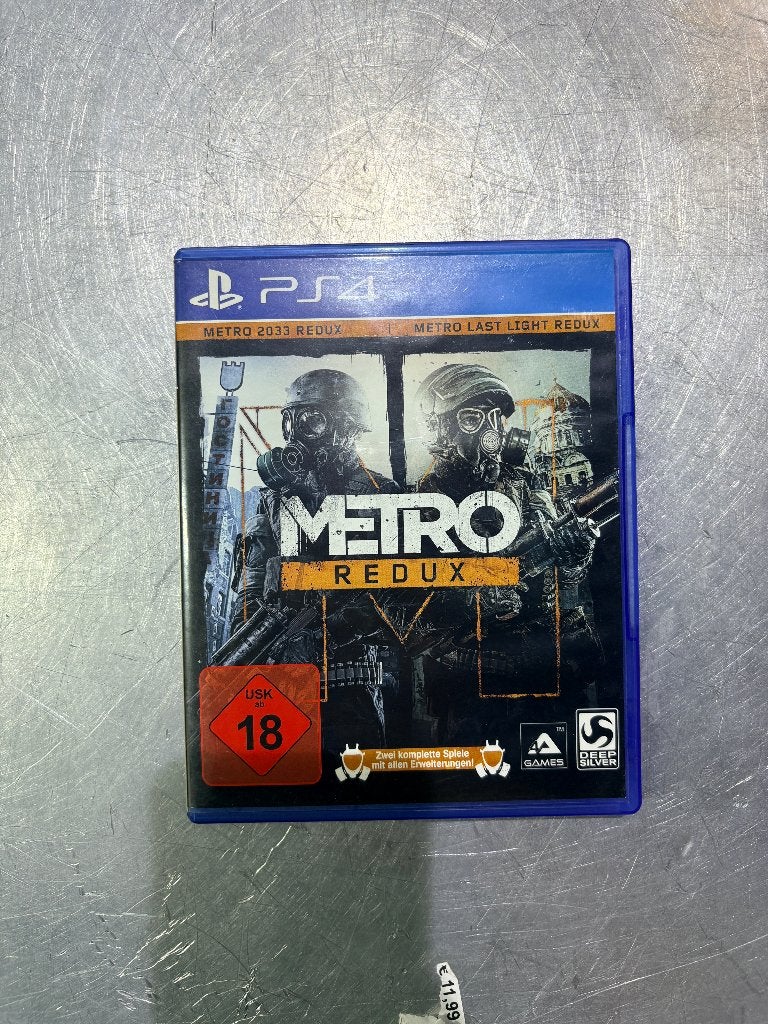 PlayStation 4 Game | Metro Redux, Spelcomputers en Games, Games | Sony PlayStation 4, Vanaf 18 jaar, Shooter, ., 1 speler