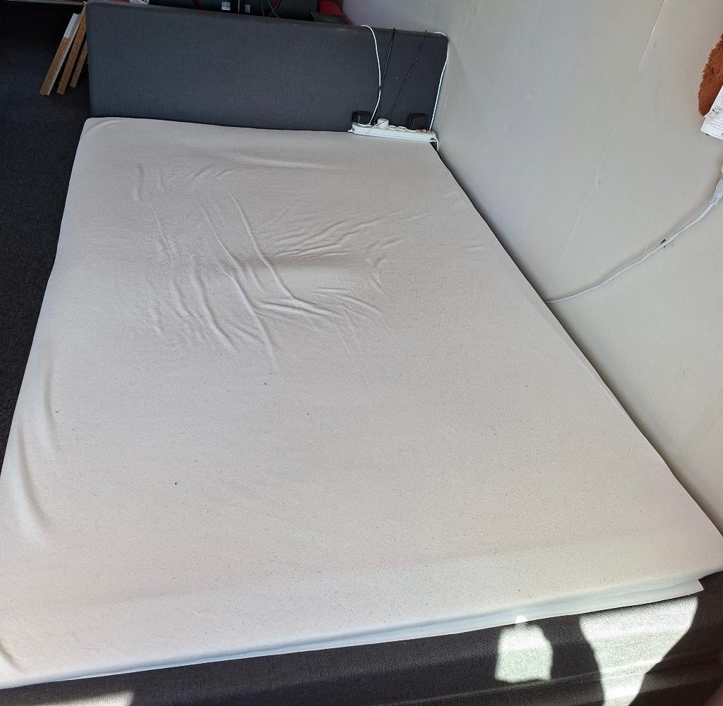 Boxspring 140x210, Ophalen, Gebruikt, 210 cm, Tweepersoons