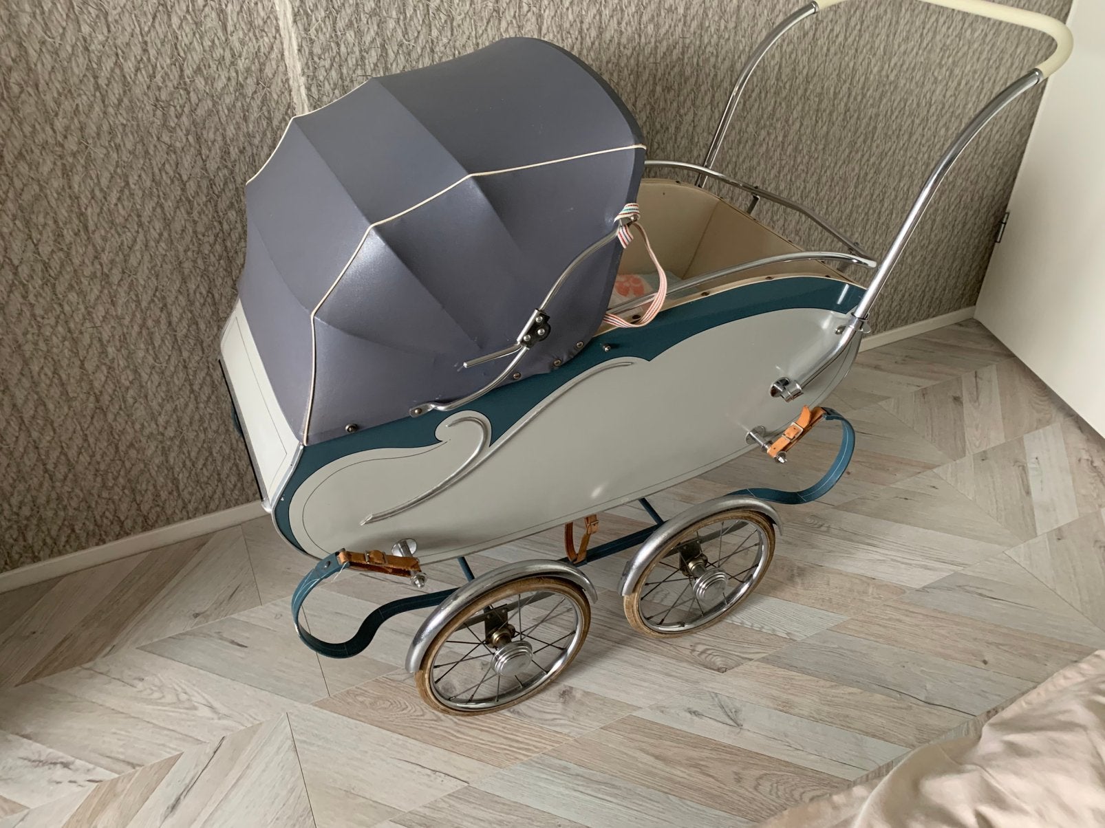 Retro/vintage kinderwagen jaren 60., Ophalen, Gebruikt, Kinderwagen, Overige merken