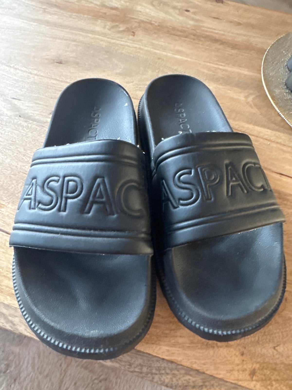 Zwarte Aspact slippers - Maat 42, Ophalen, Gedragen, Zwart, Slippers