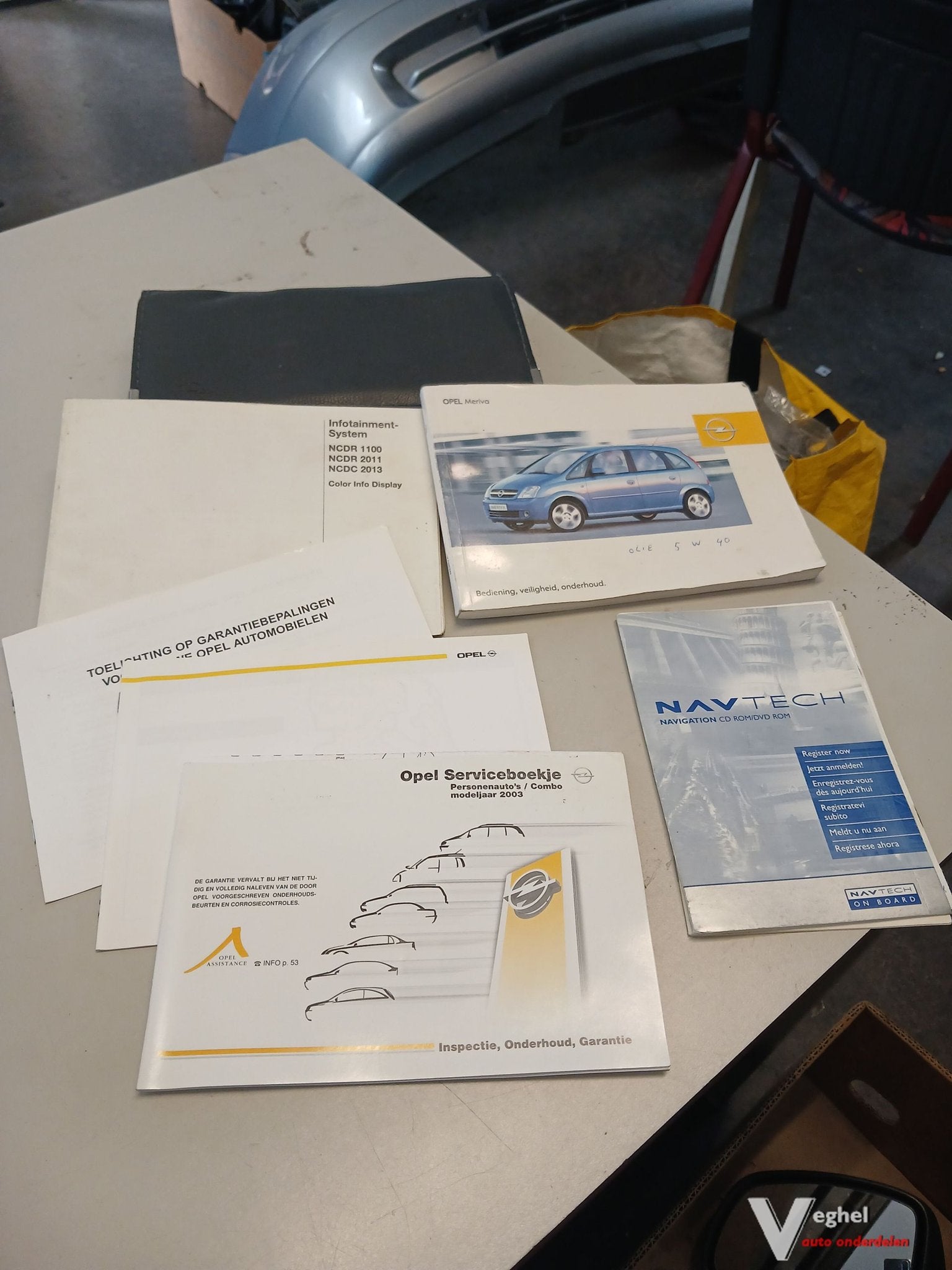 Opel Meriva 1.6/16v 5drs Handleiding/instructie/service boek