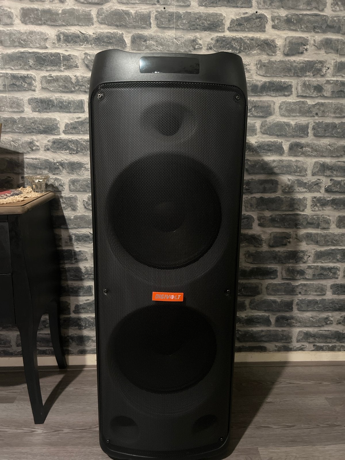 Party speaker met microfoon en lichteffecten, Party speaker, Zo goed als nieuw, Bluetooth, Ophalen