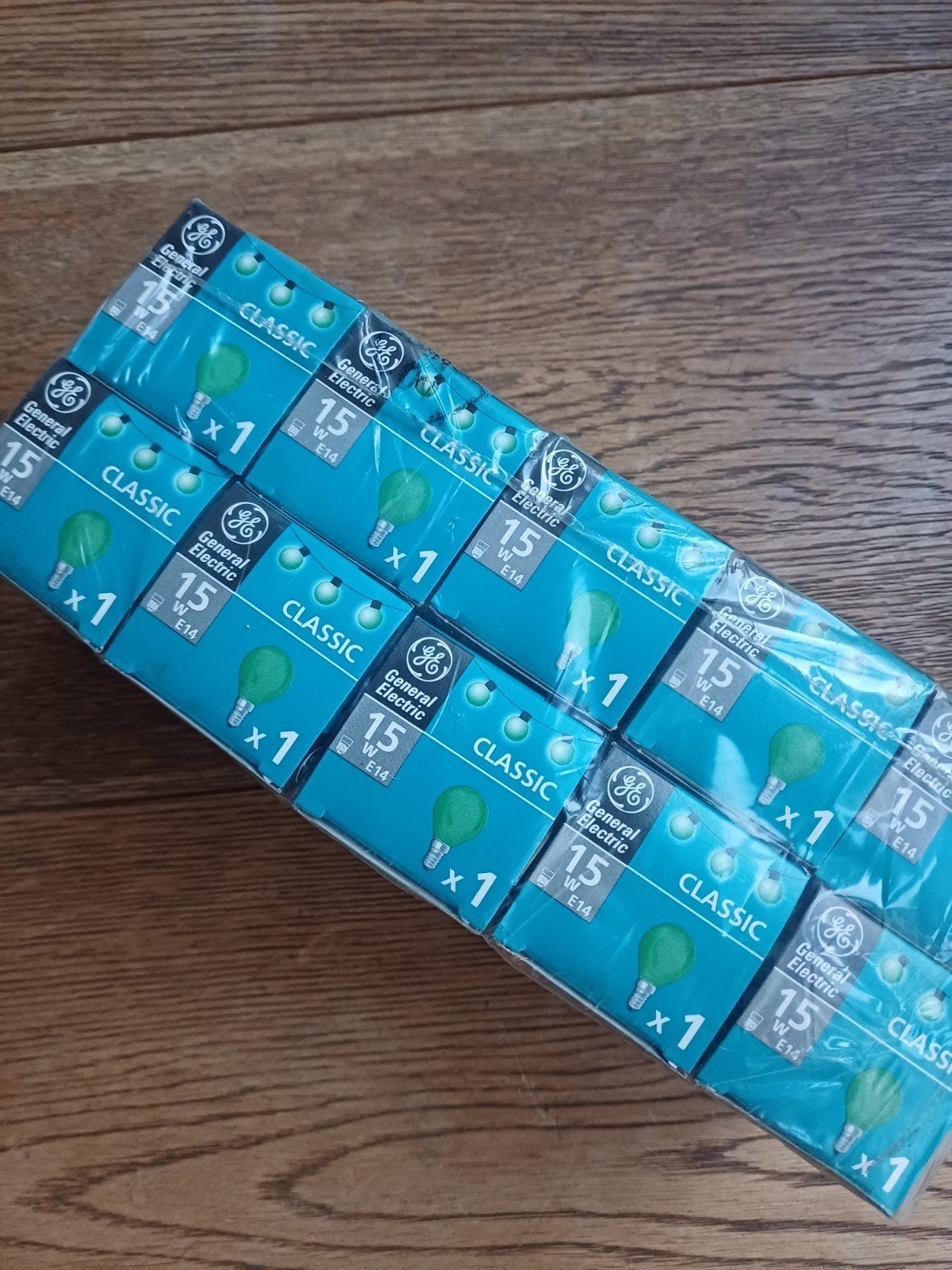 10x GE kogellamp groen E14 fitting, Ophalen of Verzenden, Nieuw, E14 (klein), Gloeilamp