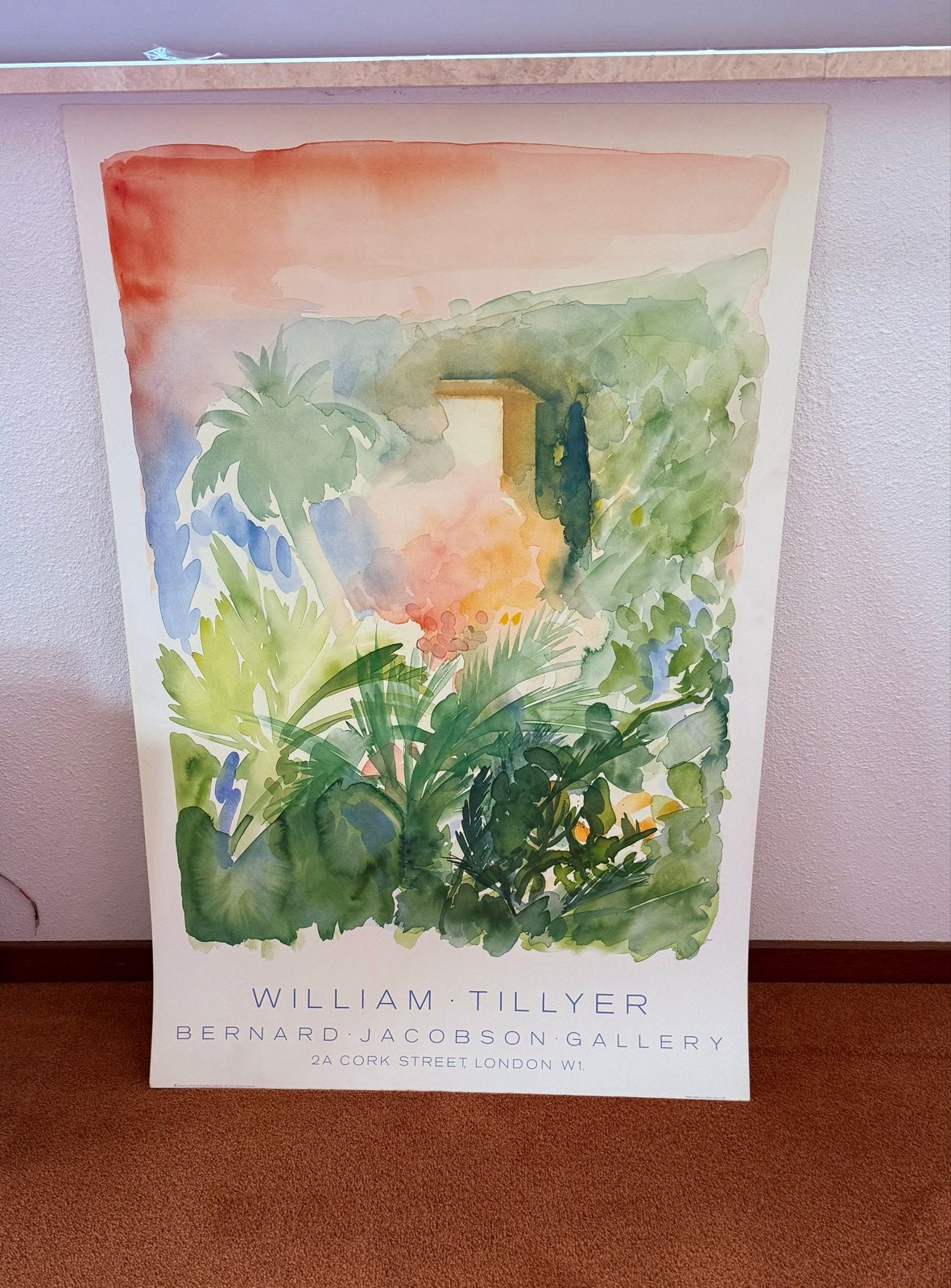 William Tillyer Bernard Jacobson Gallery Poster, Ophalen of Verzenden