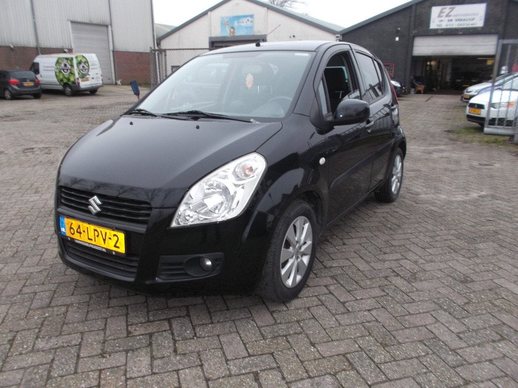Suzuki Splash 1.2 Exclusive airco (bj 2010), Auto's, Voorwielaandrijving, 4 cilinders, 965 kg, Zwart