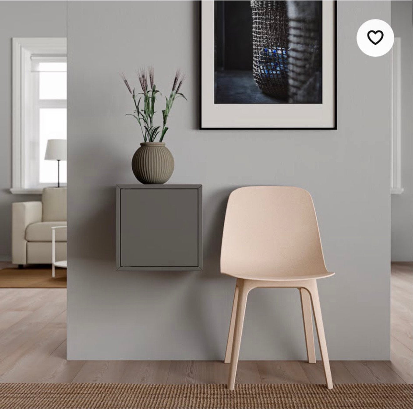 2 x EKET kast antraciet met ophangsysteem, Huis en Inrichting, Kasten | Wandmeubels, Ophalen, Zo goed als nieuw, Minder dan 150 cm