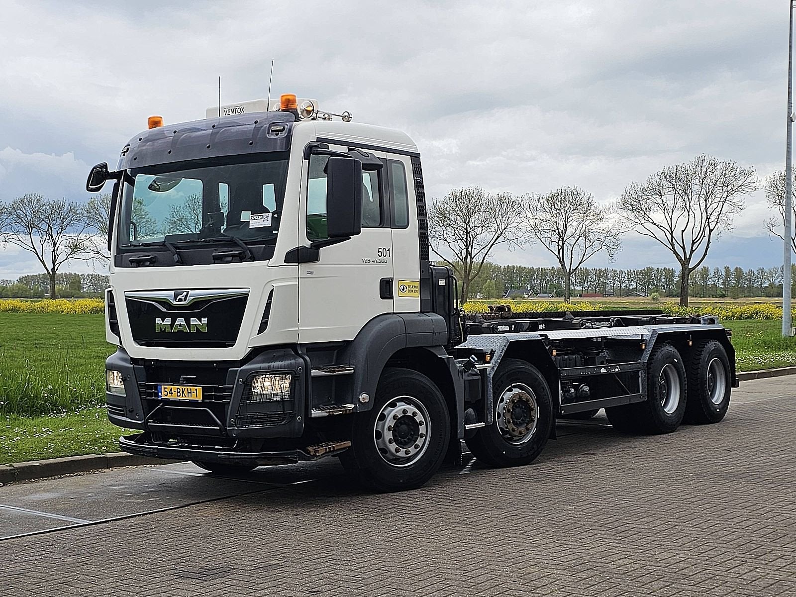 M.A.N. 41.360 TGS 8x4, Automaat, Euro 6, Wit, Bedrijf