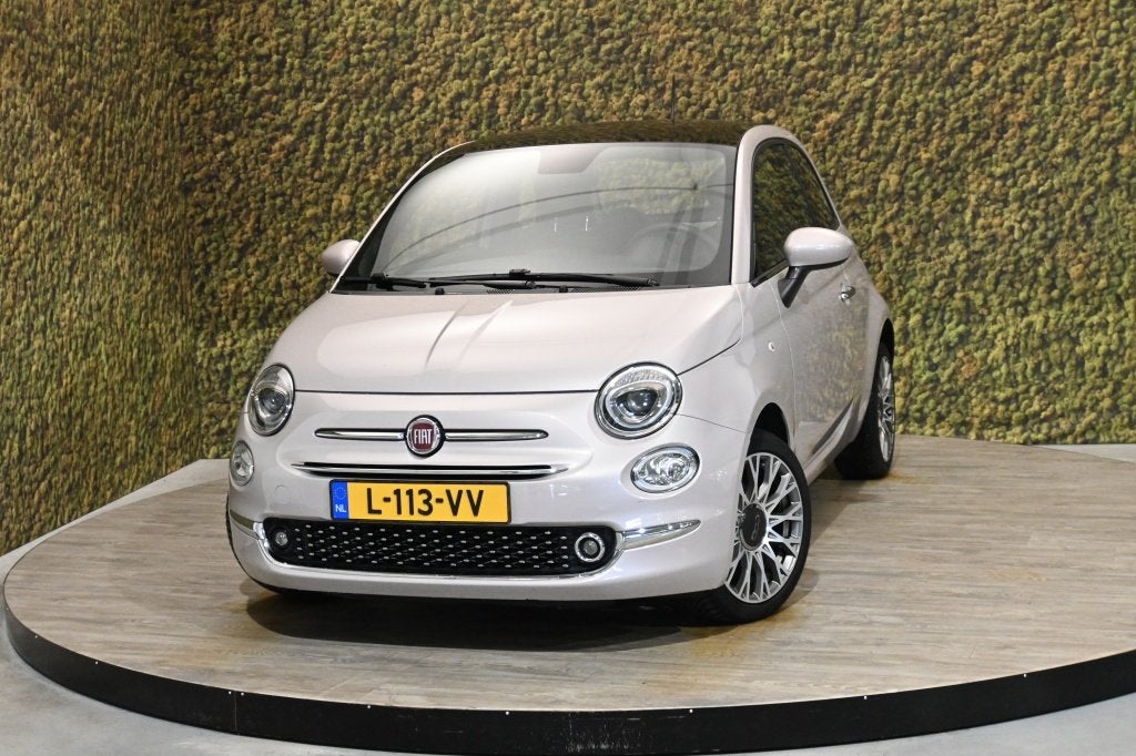 Fiat 500 1.2 Star Pink | Carplay | Cruise | Panorama | PDC, Auto's, Fiat, Voorwielaandrijving, Bi-Xenon koplampen, Gebruikt, 4 stoelen