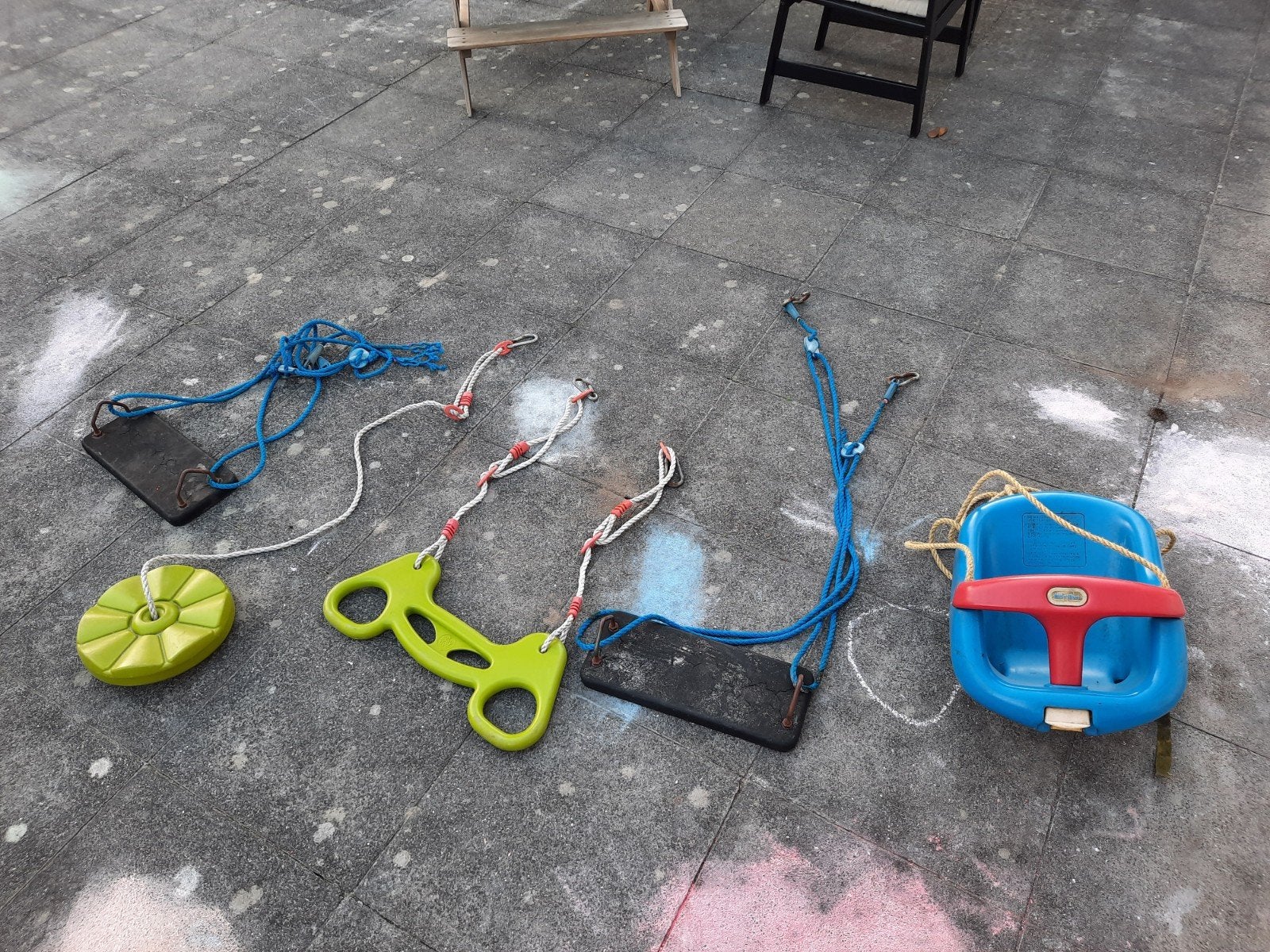 Diverse schommels en speelonderdelen, Ophalen of Verzenden, Gebruikt, Schommel, Aanbouwonderdeel
