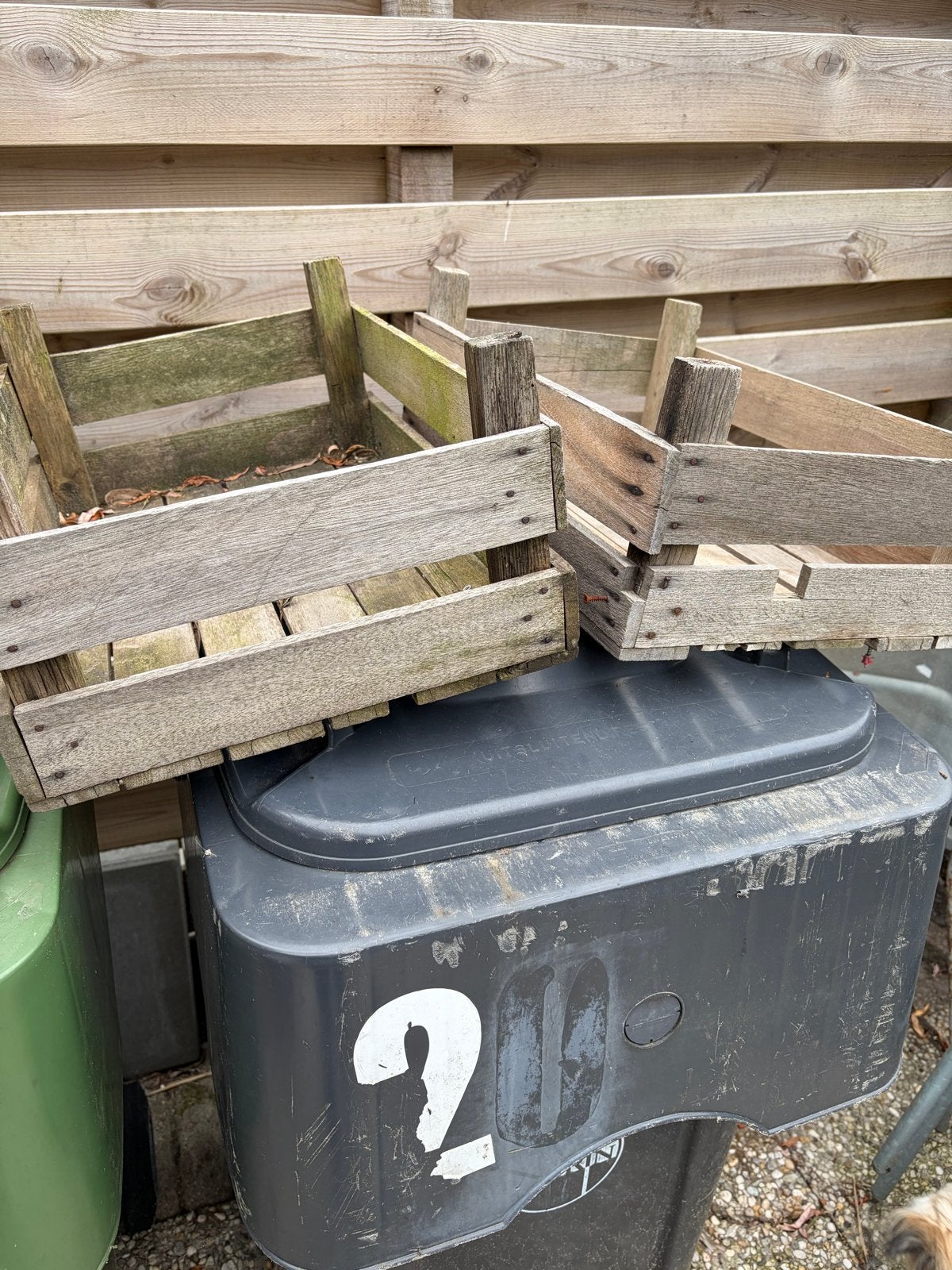 2 gebruikte fruitkistjes - decoratief of voor opslag, Ophalen, Gebruikt, Overige houtsoorten