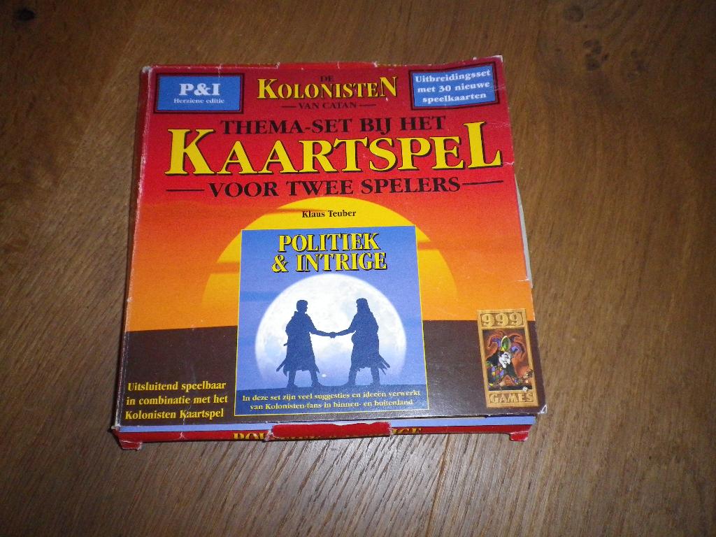 Kaartspel uitbreiding Politiek en Intrige, Hobby en Vrije tijd, Gezelschapsspellen | Bordspellen, Ophalen of Verzenden, Gebruikt