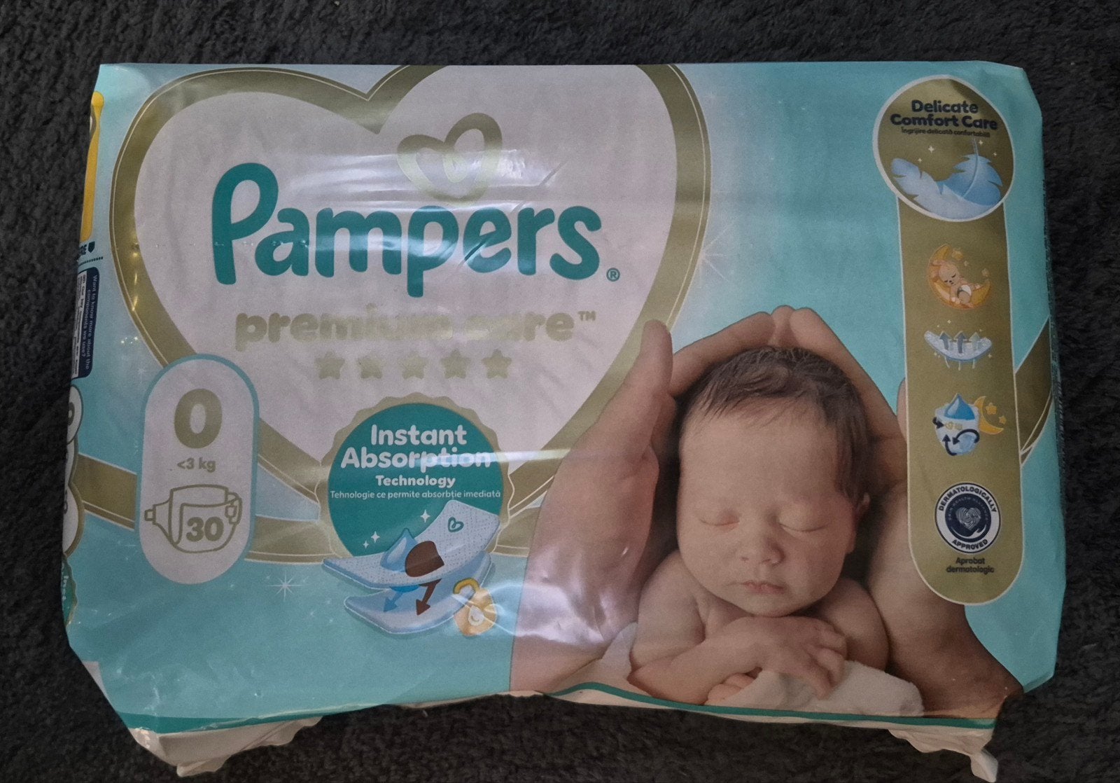 Pampers Premium Care Maat 0 Luiers (<3 kg, 30 stuks), Ophalen of Verzenden, Nieuw
