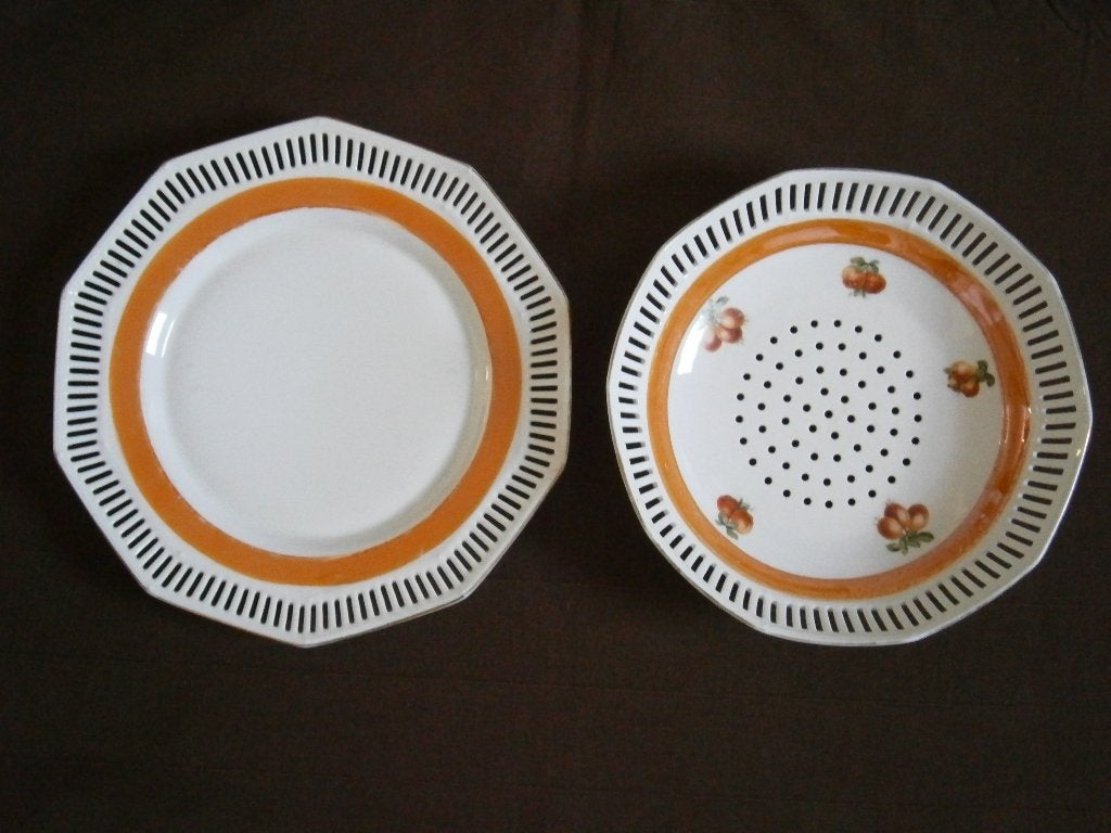 Fruittest met onderschotel, Ophalen, Overige materialen, Gebruikt, Vintage