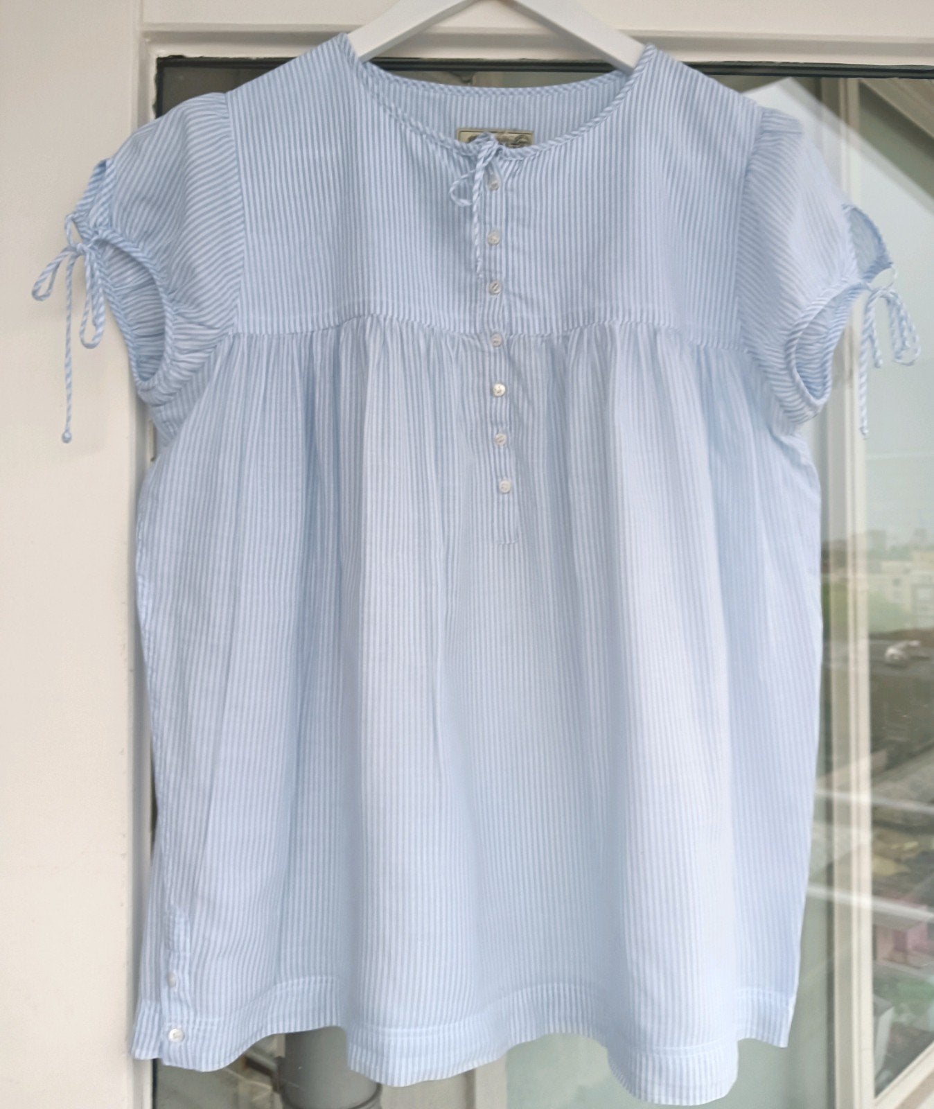 Gant lichtblauw gestreept tuniekje in maat 42, Kleding | Dames, Repeat, Blauw, Maat 42/44 (L), Ophalen of Verzenden