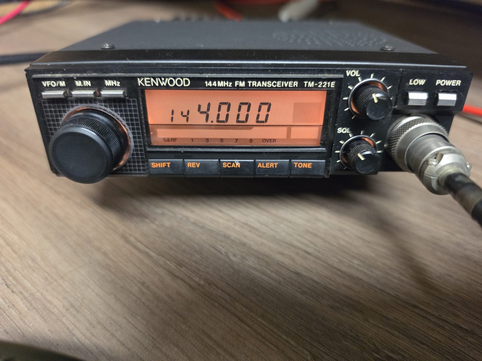 Kenwood tm 221 E, Ophalen of Verzenden, Gebruikt, Zender en Ontvanger