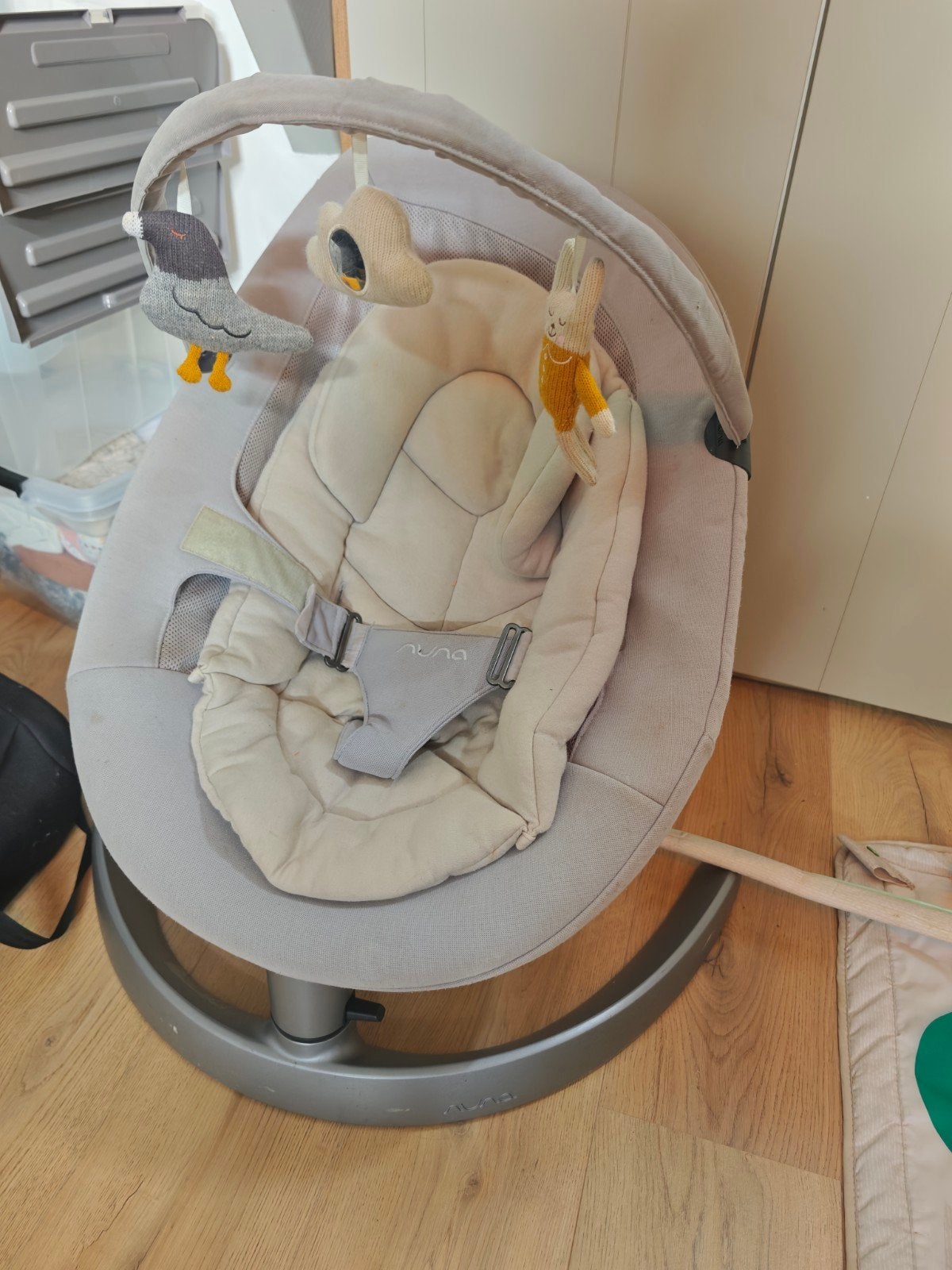 Nuna Leaf Wipstoel met speelboog, Kinderen en Baby's, Wipstoeltjes, Ophalen, Gebruikt, Schommelstoel